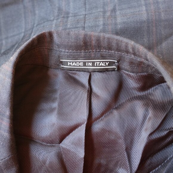 NWT Zanetti ModernFit NBlue Windowpane 2 Button Wool Blazer/Sportcoat SIZE 42 - Picture 2 of 10